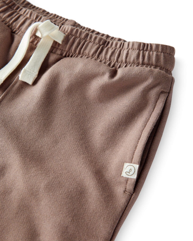 slide 3 of 5, Littleplanet Toddler 2-Pack Organic Cotton French Terry Sweatpants Heather Grey, Caribou Brown 4T, 1 ct