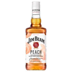 Jim Beam Peach Liqueur with Kentucky Straight Bourbon Whiskey 750 ml