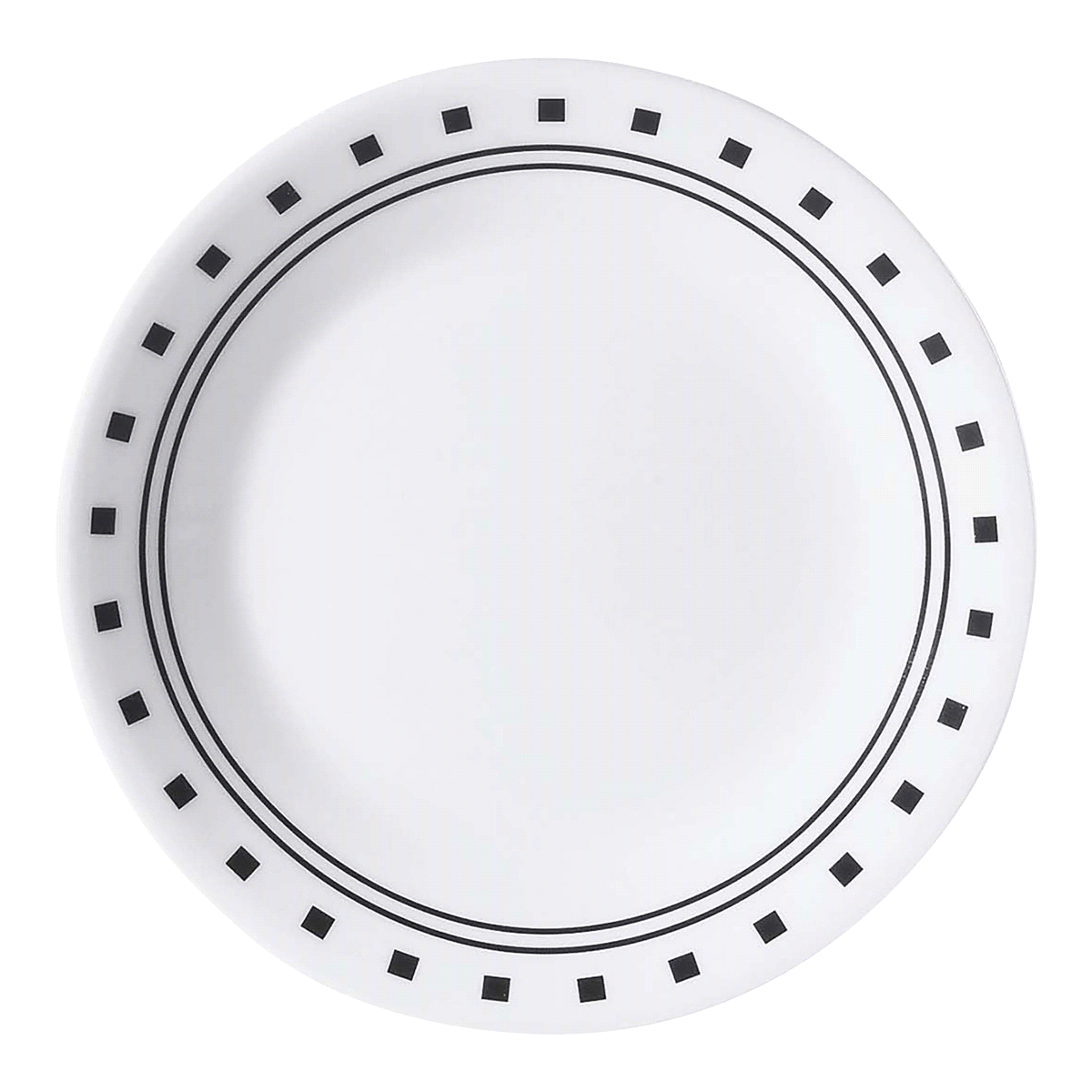 slide 1 of 1, Corelle Livingware City Block Plate White, 6.75 in