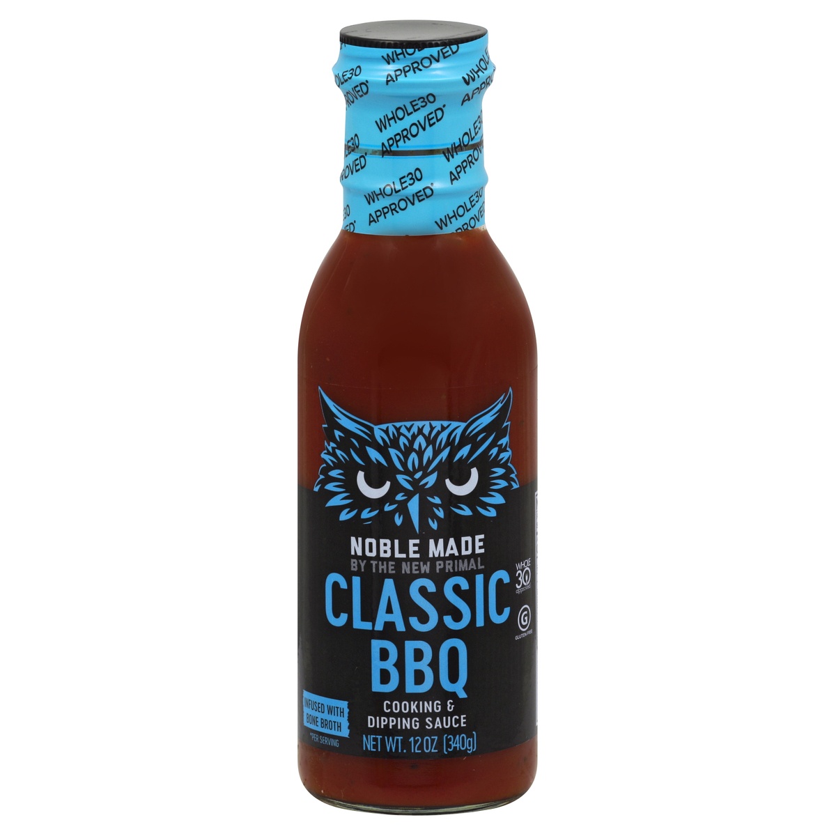 slide 1 of 1, The New Primal Clasic BBQ Sauce with Bone Broth, 12 fl oz