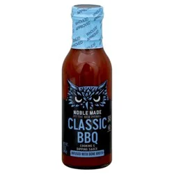 Noble Made Less-Sugar Original BBQ Sauce 13 oz