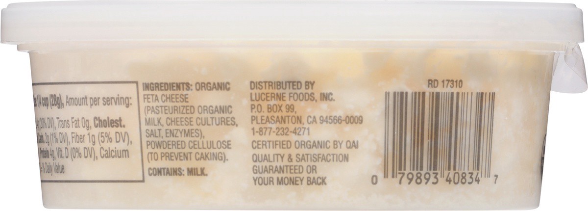 slide 2 of 9, O Organics Organic Cheese Feta Crumbled, 4 oz