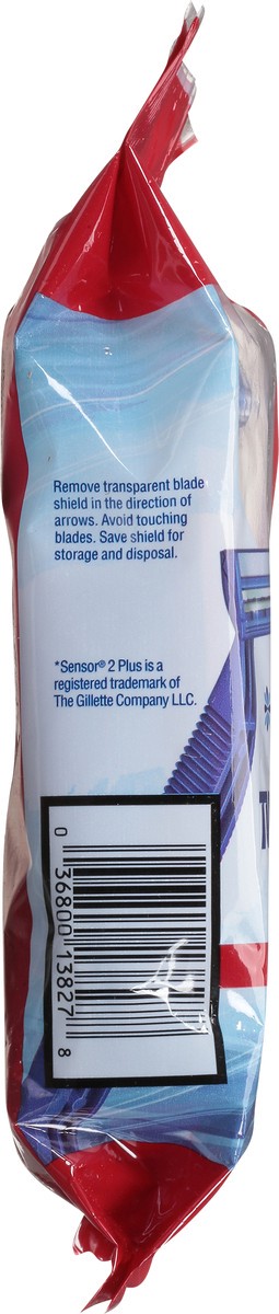 slide 4 of 12, TopCare Everyday with Lubricating Strip Disposable Twin Blade Plus Razor 12 ea, 12 ct