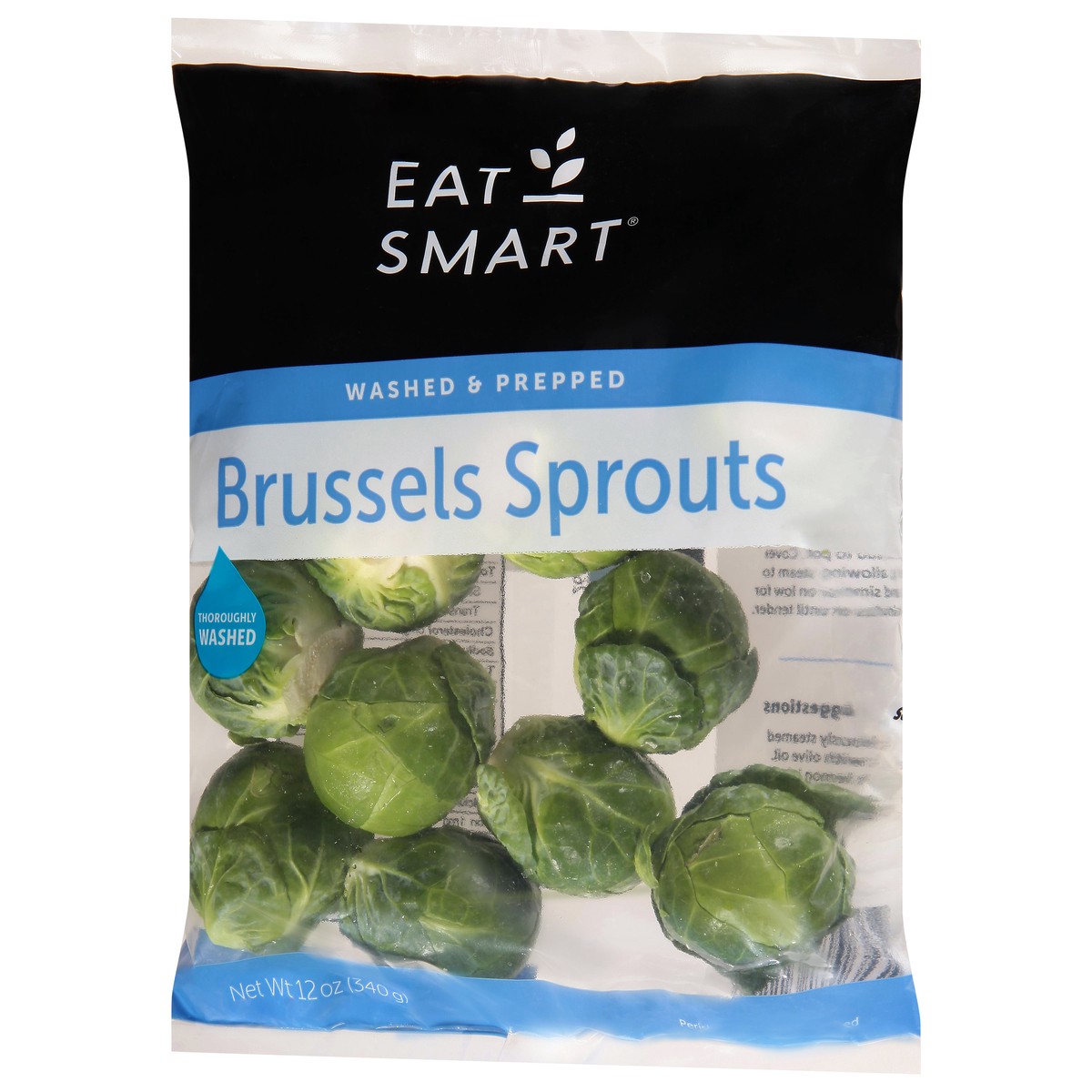 slide 3 of 9, Eat Smart Brussels Sprouts, 12 oz