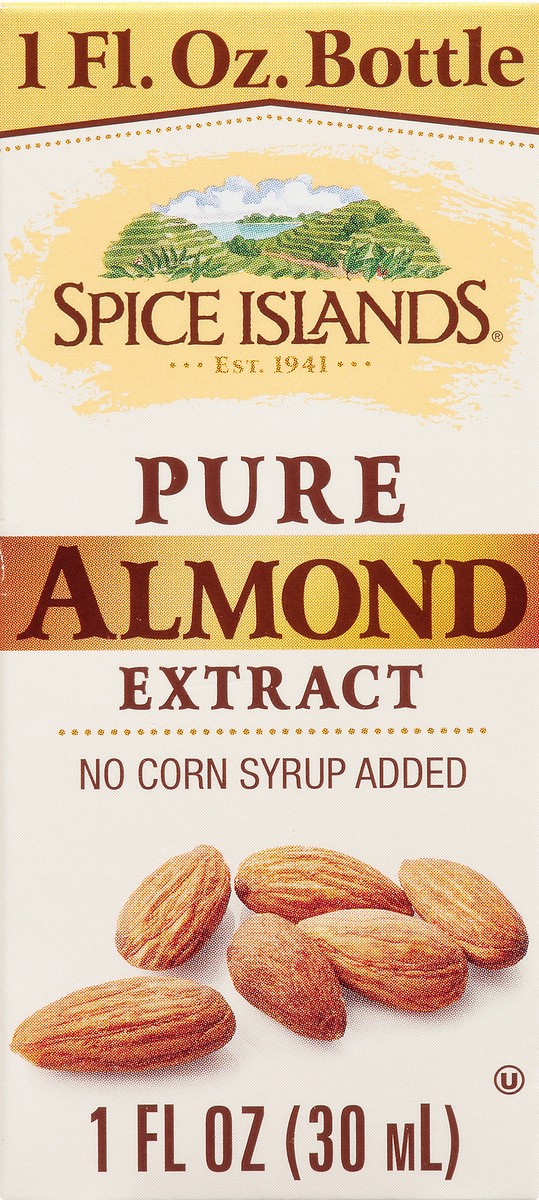 slide 1 of 11, Spice Islands Pure Almond Extract 1 oz, 1 fl oz