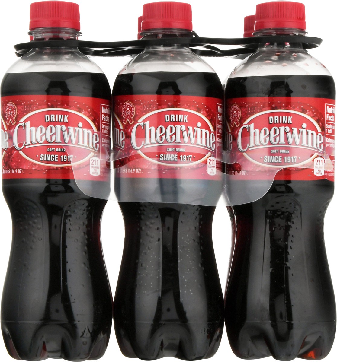 slide 6 of 9, Cheerwine Soft Drink - 6 ct, 6 ct