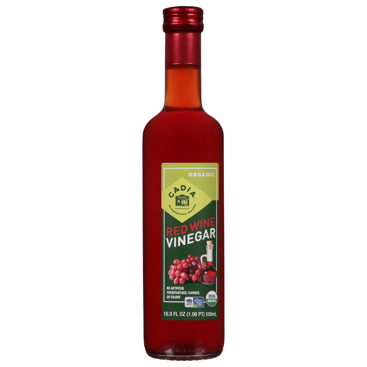 slide 13 of 14, Cadia Organic Red Wine Vinegar 16.9 fl oz, 16.9 fl oz