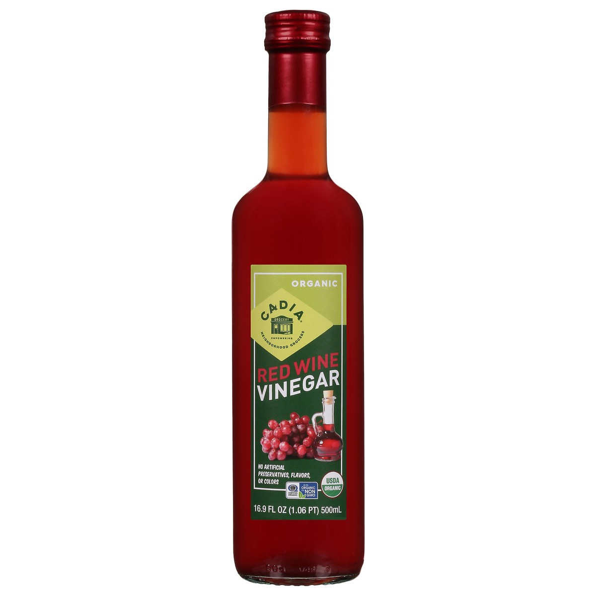 slide 7 of 14, Cadia Organic Red Wine Vinegar 16.9 fl oz, 16.9 fl oz