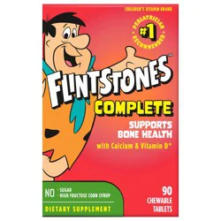 Flintstones Complete Chewable Multivitamin Tablets, 90 ct