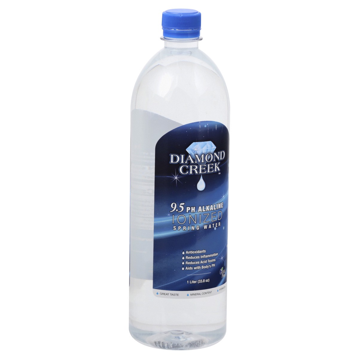 slide 9 of 10, Diamond Creek Ionized 9.5 PH Alkaline Spring Water - 1 l, 1 l