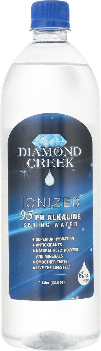 slide 1 of 10, Diamond Creek Ionized 9.5 PH Alkaline Spring Water - 1 l, 1 l