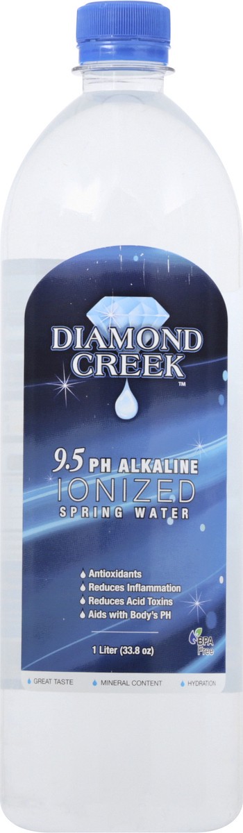 slide 8 of 10, Diamond Creek Ionized 9.5 PH Alkaline Spring Water - 1 l, 1 l