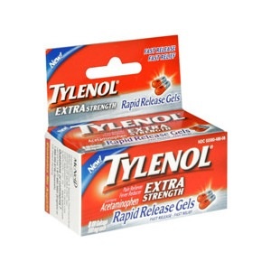 slide 1 of 1, Tylenol Extra Strength Rapid Release Gels, 8 cup