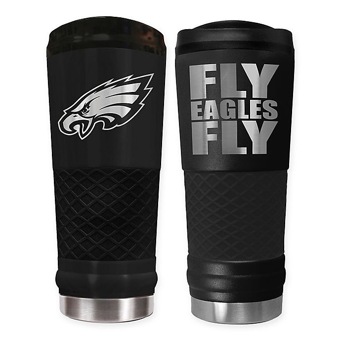 slide 1 of 1, NFL Philadelphia Eagles Powder Coated Stealth Draft Tumbler, 24 oz