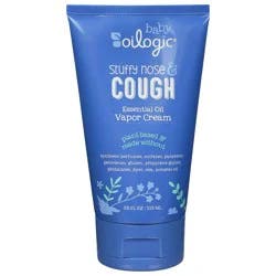 Oilogic Baby Essential Oil Stuffy Nose & Cough Vapor Cream 3.5 fl oz