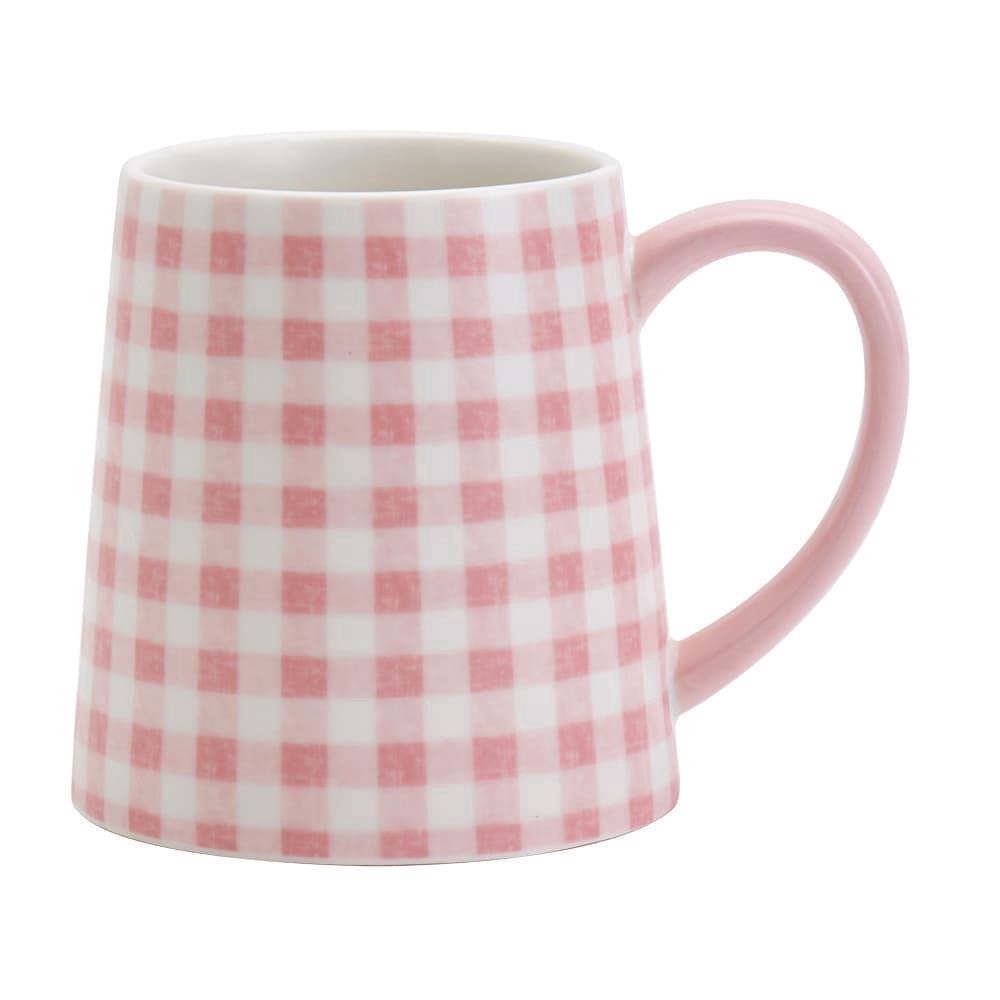 slide 1 of 4, Sewing Down South Ceramic Mug - Gingham Rose, 1 ct