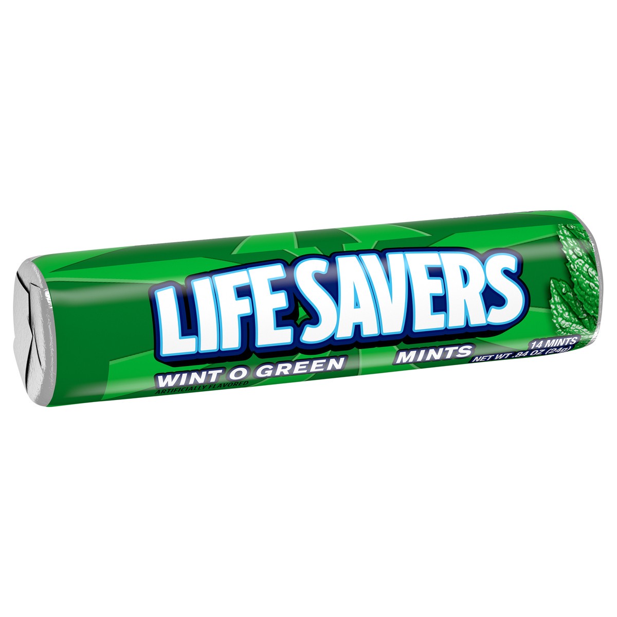 slide 7 of 7, LIFE SAVERS Wint-O-Green Breath Mints Hard Candy, 0.84 oz Roll, 0.84 oz