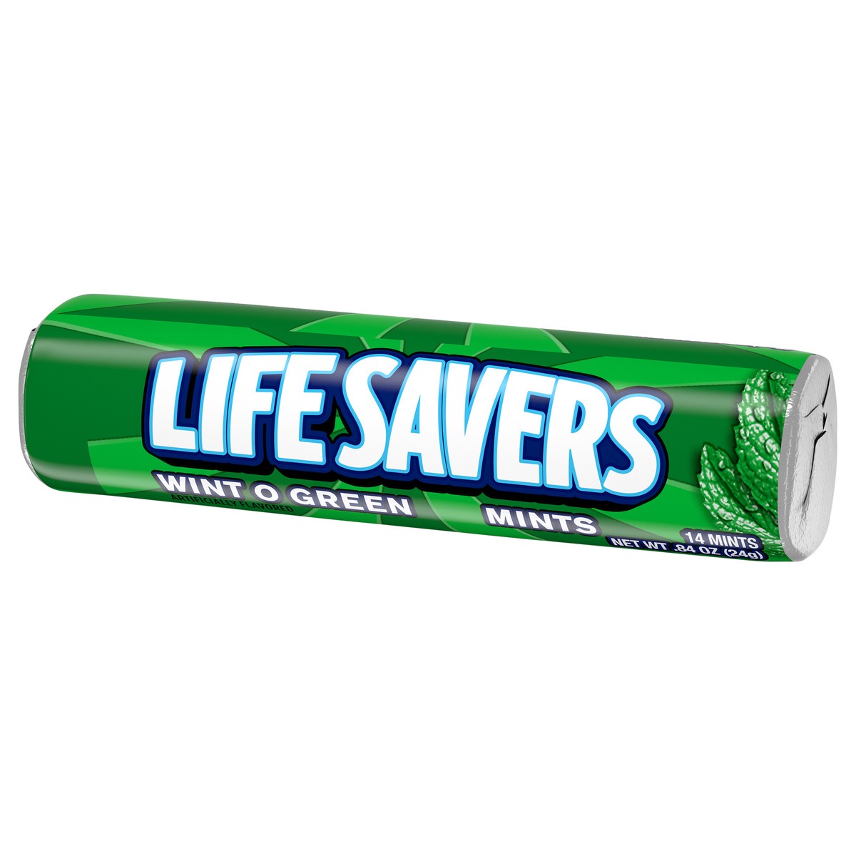 slide 3 of 7, LIFE SAVERS Wint-O-Green Breath Mints Hard Candy, 0.84 oz Roll, 0.84 oz