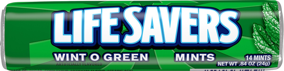 slide 4 of 7, LIFE SAVERS Wint-O-Green Breath Mints Hard Candy, 0.84 oz Roll, 0.84 oz