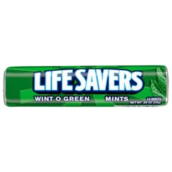 Life Savers Wint O Green Mints Candy, 0.84 ounce Roll