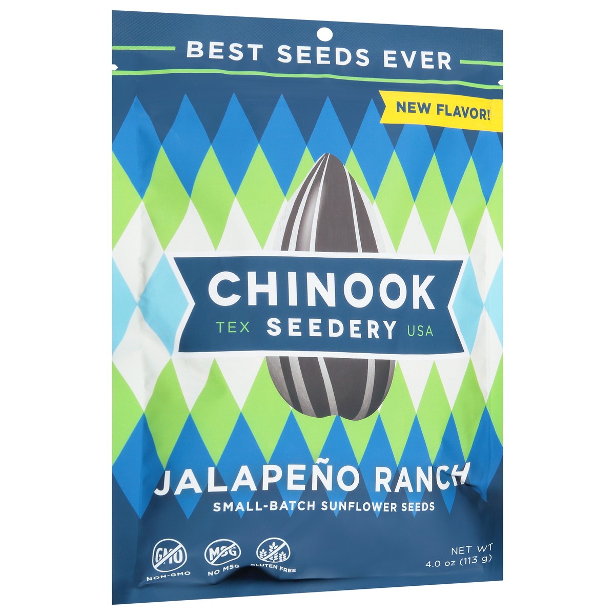 slide 10 of 12, Chinook Seedery Jalapeno Rach Sunflower Seeds 4 oz, 4 oz