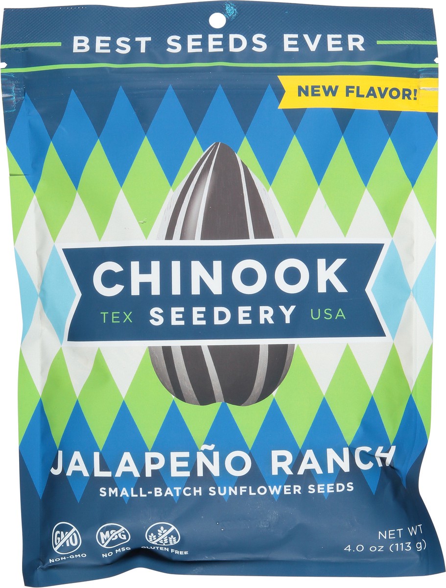 slide 9 of 12, Chinook Seedery Jalapeno Rach Sunflower Seeds 4 oz, 4 oz