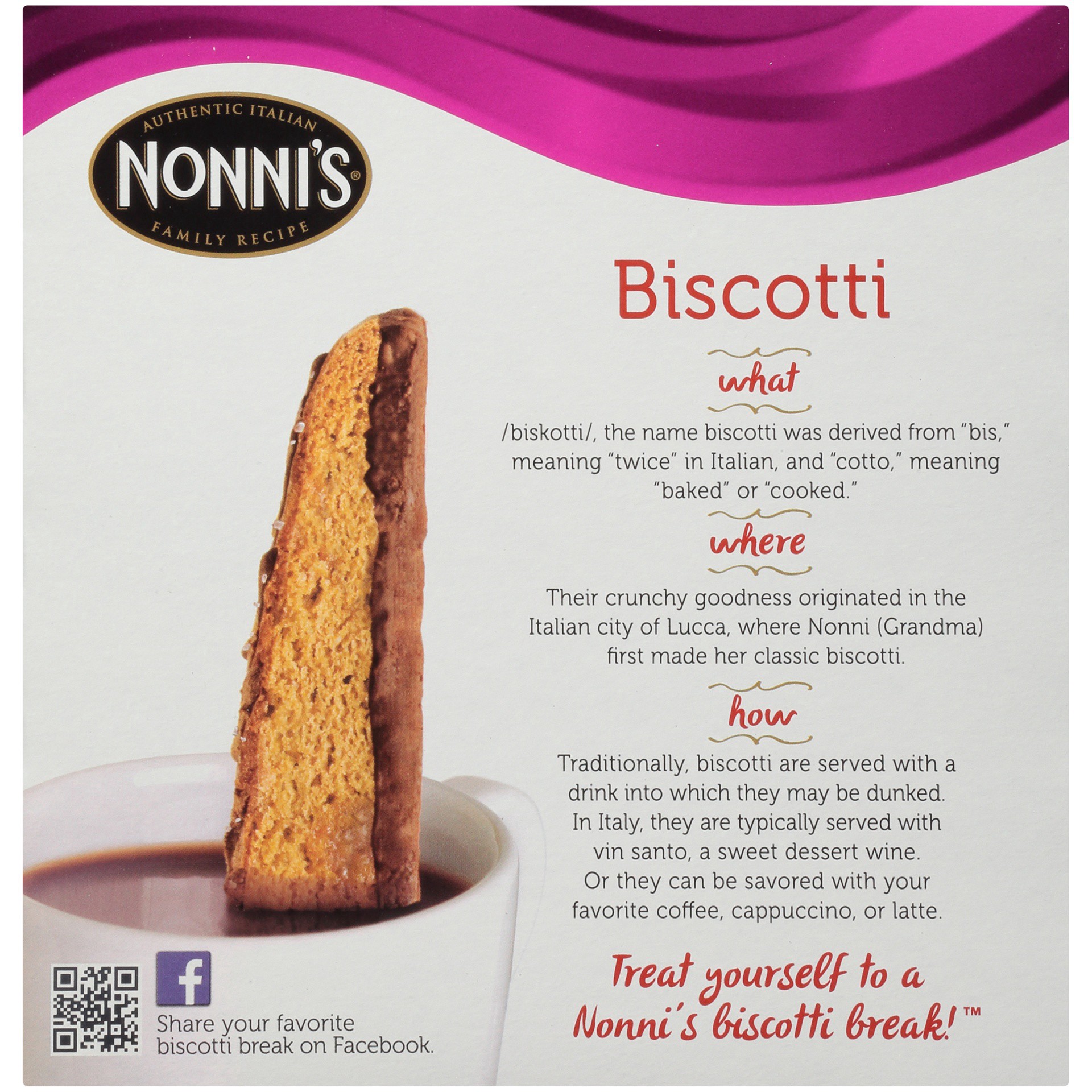 slide 3 of 8, Nonni's Nonni’s Salted Caramel Biscotti, 8-count carton 6.72 oz, 8 ct