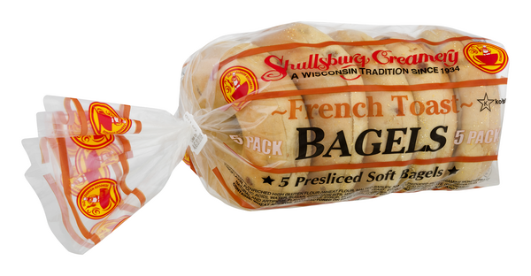slide 1 of 1, Shullsburg Creamery French Toast Bagels, 14.25 oz