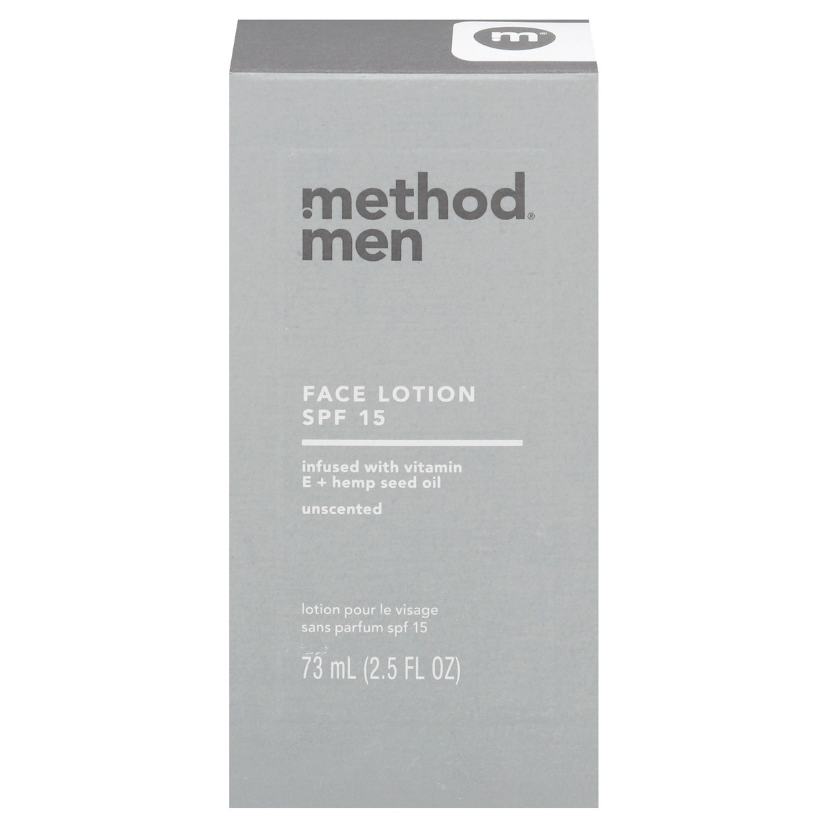 slide 1 of 10, method SPF 15 Unscented Face Lotion 73 ml, 73 ml