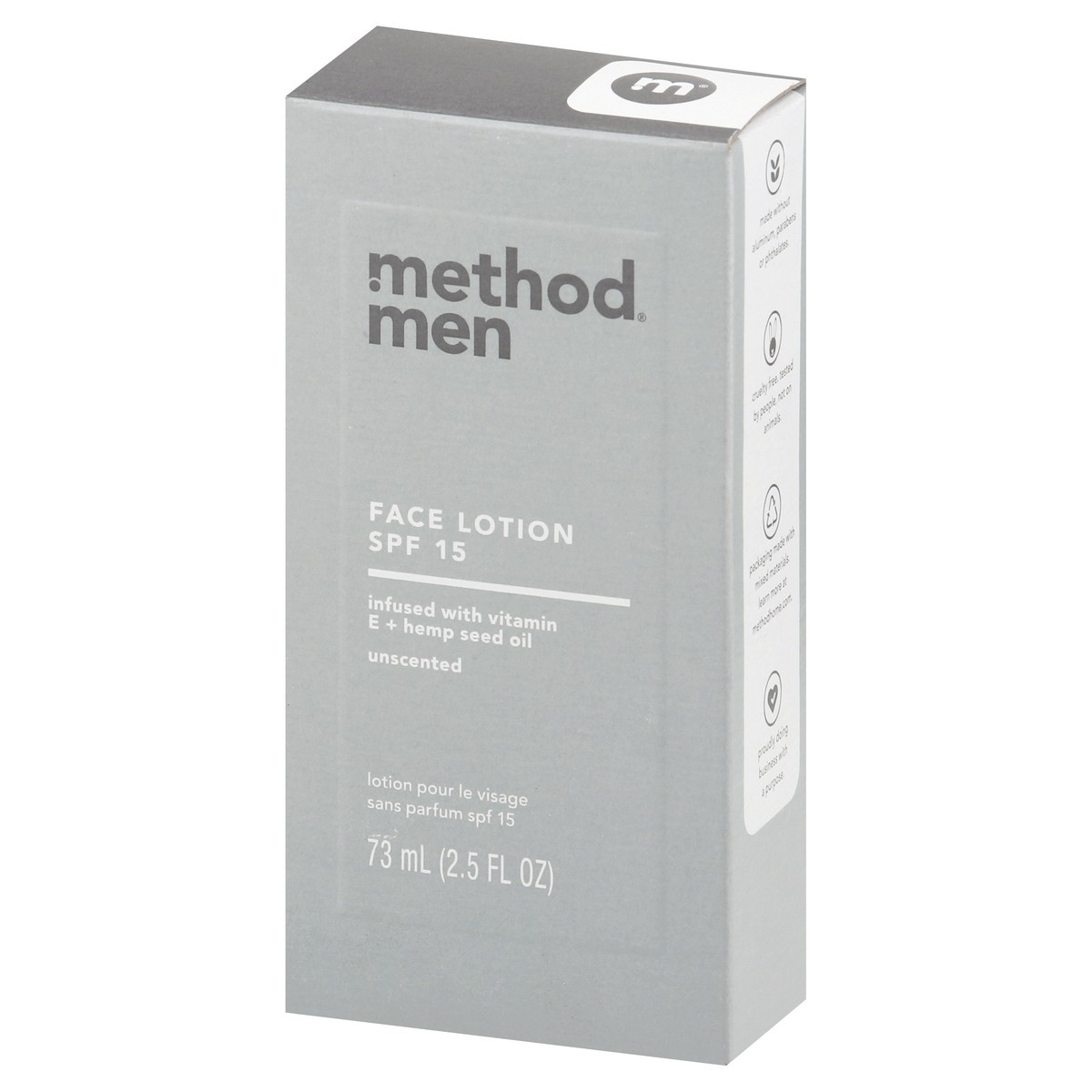 slide 7 of 10, method SPF 15 Unscented Face Lotion 73 ml, 73 ml