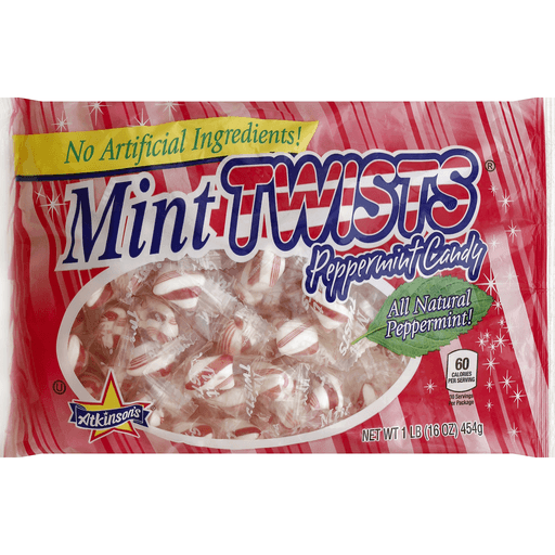 slide 2 of 2, Atkinson's Peppermint Candy, Mint Twists, 16 oz