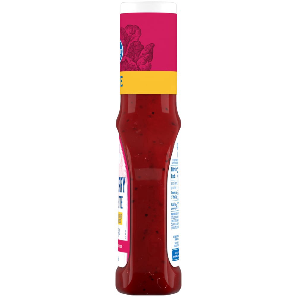 slide 2 of 3, Kroger Lite Raspberry Vinaigrette Dressing, 16 fl oz