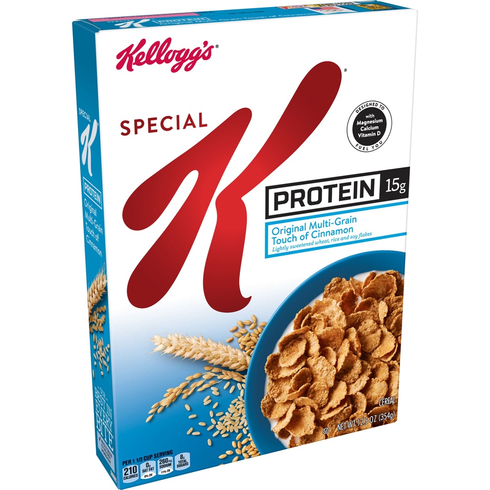 slide 3 of 3, Special K Protein Cereal - Kellogg's, 12.5 oz