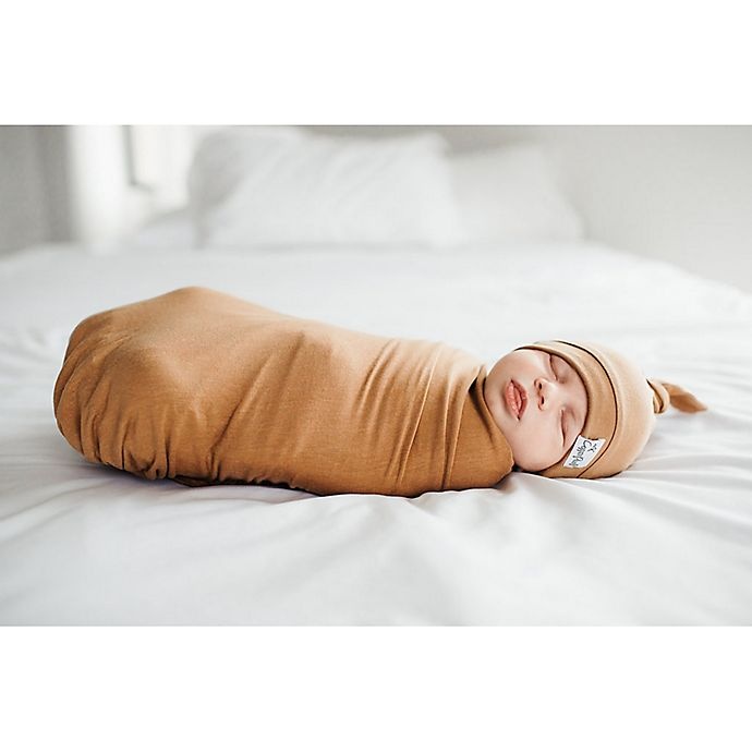 slide 4 of 8, Copper Pearl Camel Knit Swaddle Blanket, 1 ct