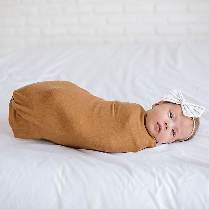 slide 8 of 8, Copper Pearl Camel Knit Swaddle Blanket, 1 ct