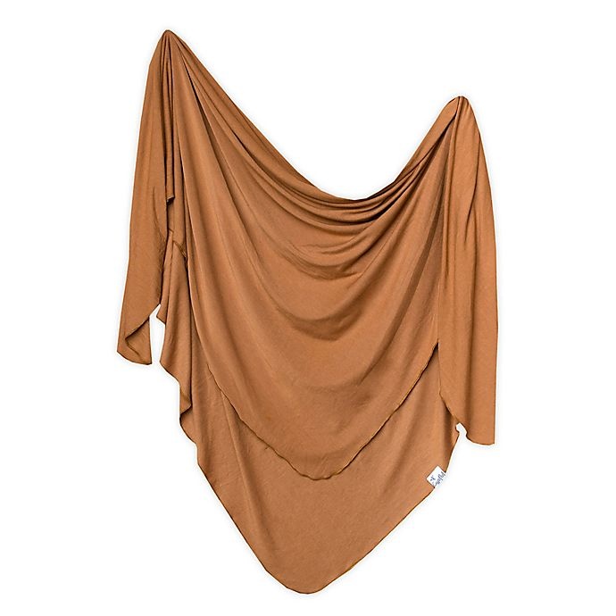 slide 1 of 8, Copper Pearl Camel Knit Swaddle Blanket, 1 ct