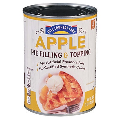 slide 1 of 1, Hill Country Fare Apple Pie Filling & Topping, 20 oz