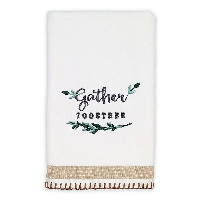 slide 1 of 1, Avanti Modern Farmhouse Hand Towel - White, 1 ct