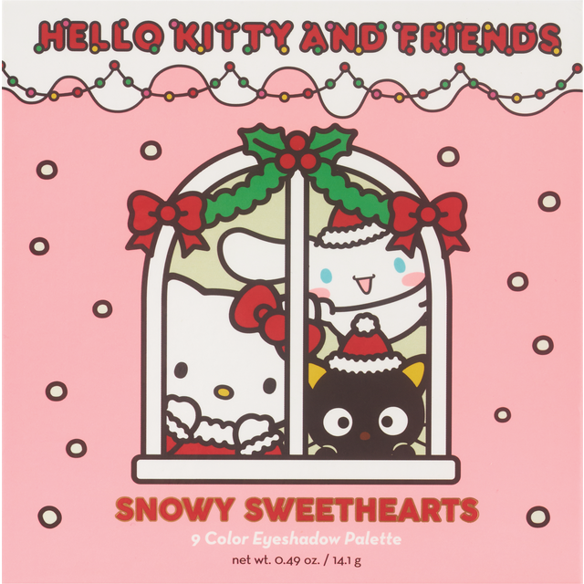 slide 1 of 1, THE CREME SHOP Tcs X Hk & Friends Eye Palette Snowy Sweethearts, 0.44 oz