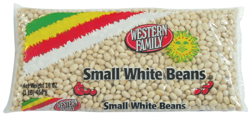 slide 1 of 1, Western Family Small White Beans, 16 oz