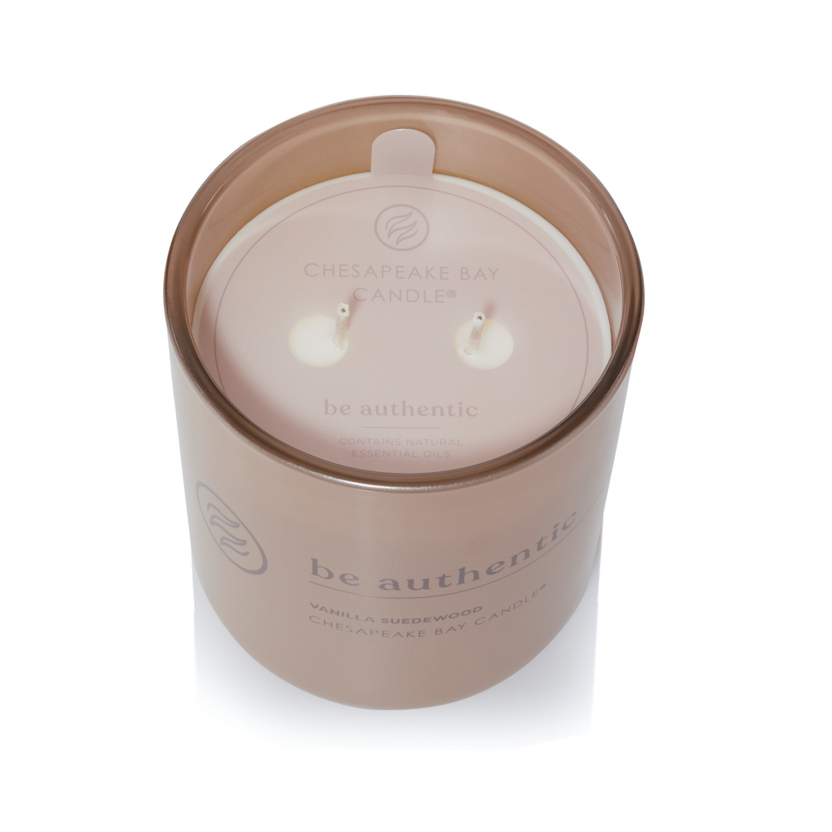 slide 8 of 17, Chesapeake Bay Candle Intentions Collection Be Authentic - Vanilla Suedewood, 13 oz