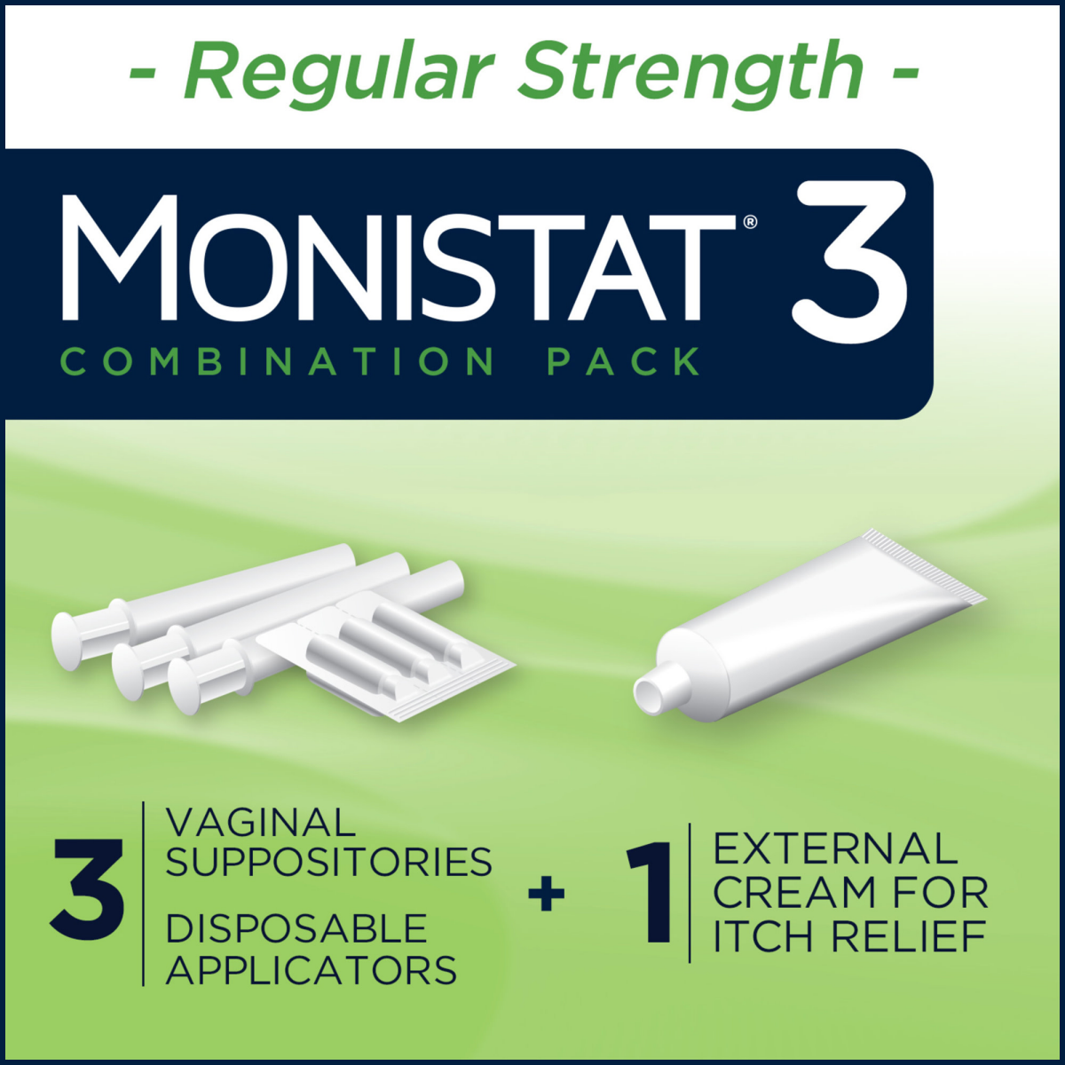 slide 17 of 29, Monistat Cure & Itch Relief 3-Day Treatment Suppositories Vaginal Antifugal Combination Pack, 3 ct; 0.32 oz