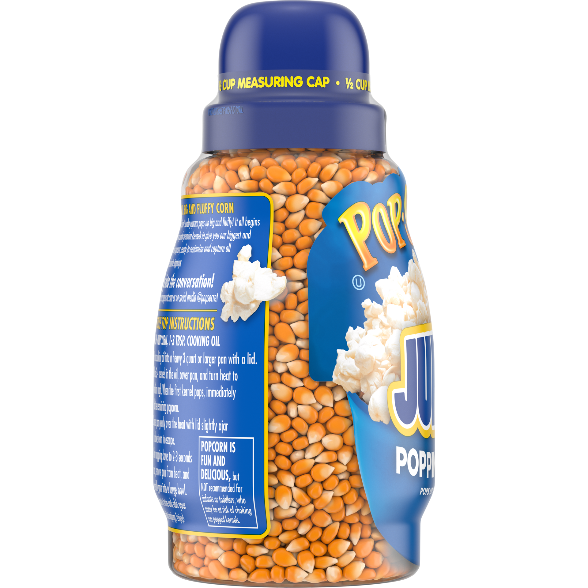 slide 5 of 5, Pop-Secret Jumbo Popcorn Kernels, 30 Oz Jar, 30 oz