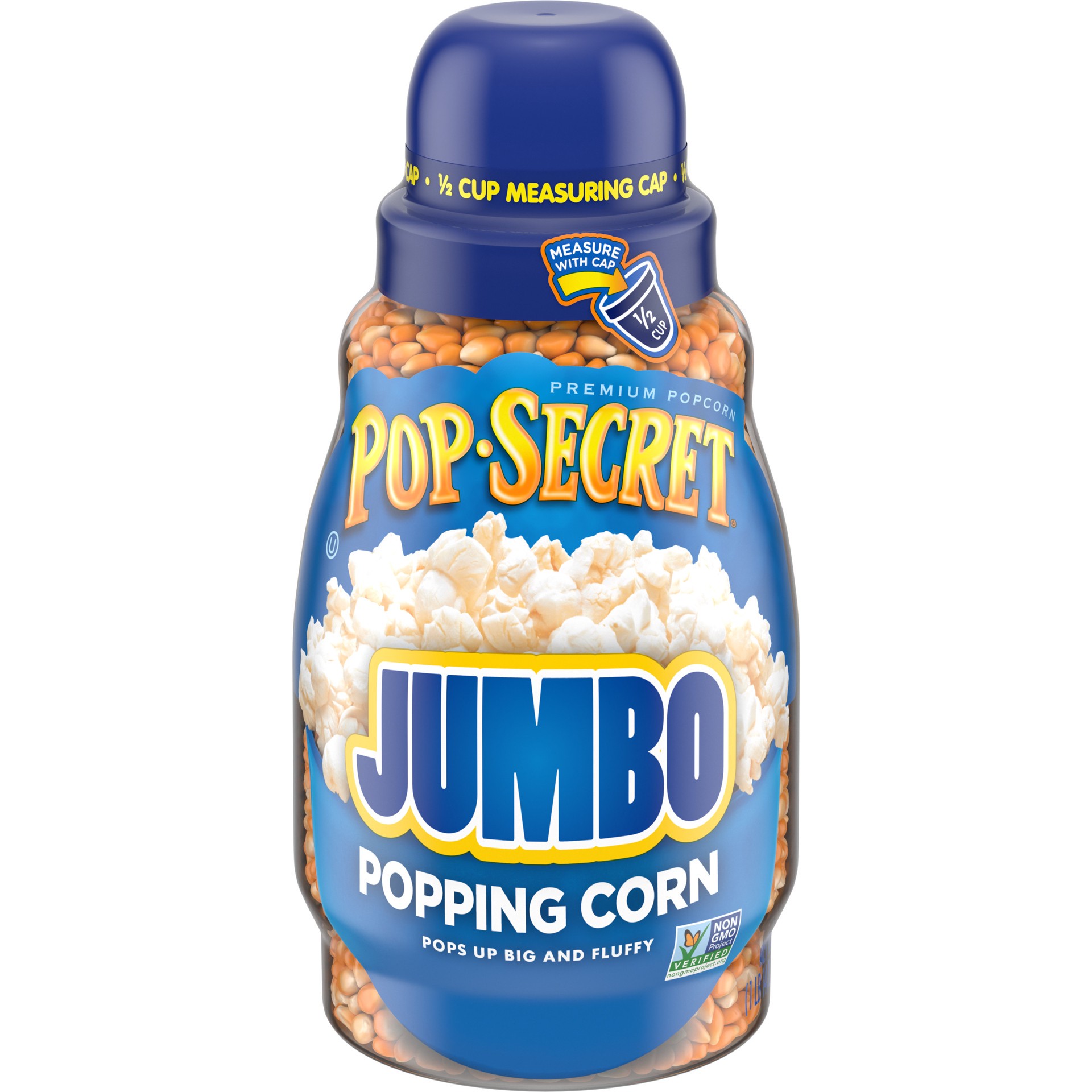 slide 1 of 5, Pop-Secret Jumbo Popcorn Kernels, 30 Oz Jar, 30 oz