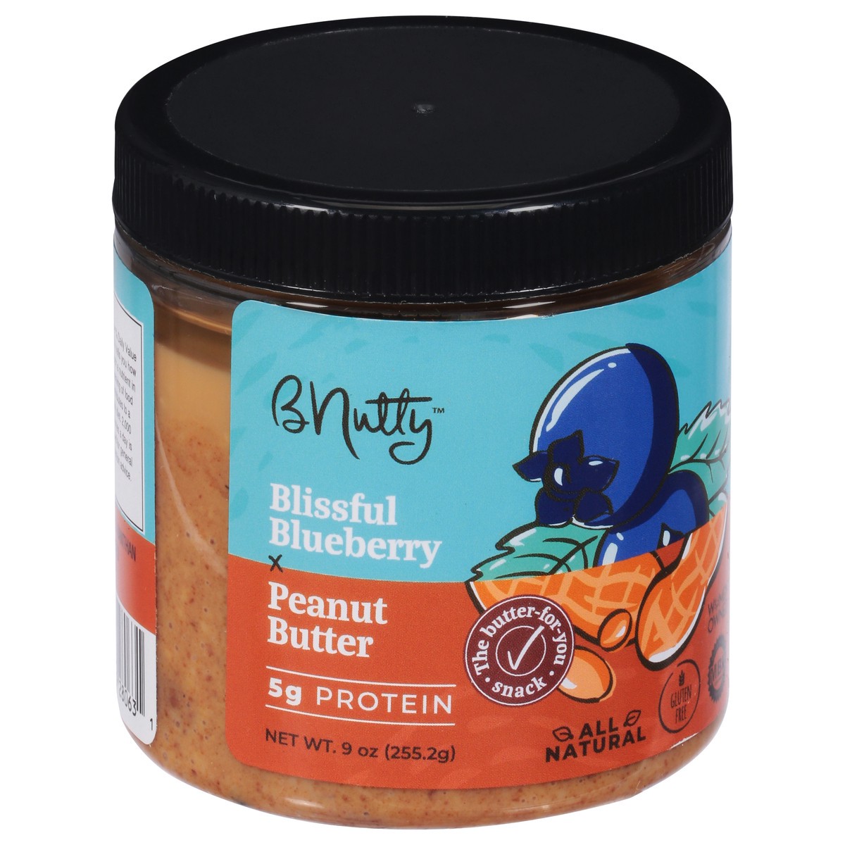slide 4 of 9, BNutty Blissful Blueberry Peanut Butter 9 oz, 9 oz