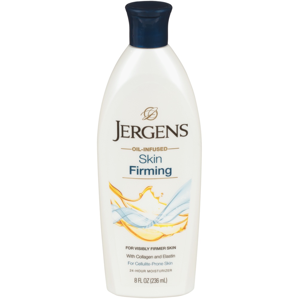 slide 1 of 1, Jergens Skin Firming Toning Moisturizer, 8 fl oz