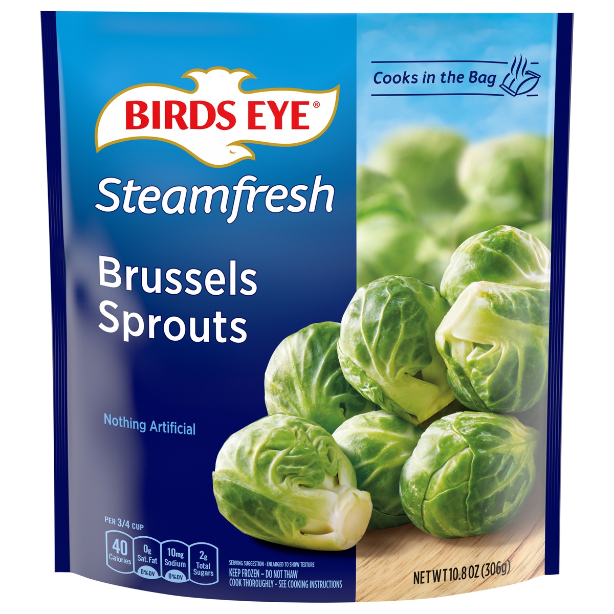 slide 1 of 2, Birds Eye Steamfresh Frozen Brussels Sprouts - 10.8oz, 