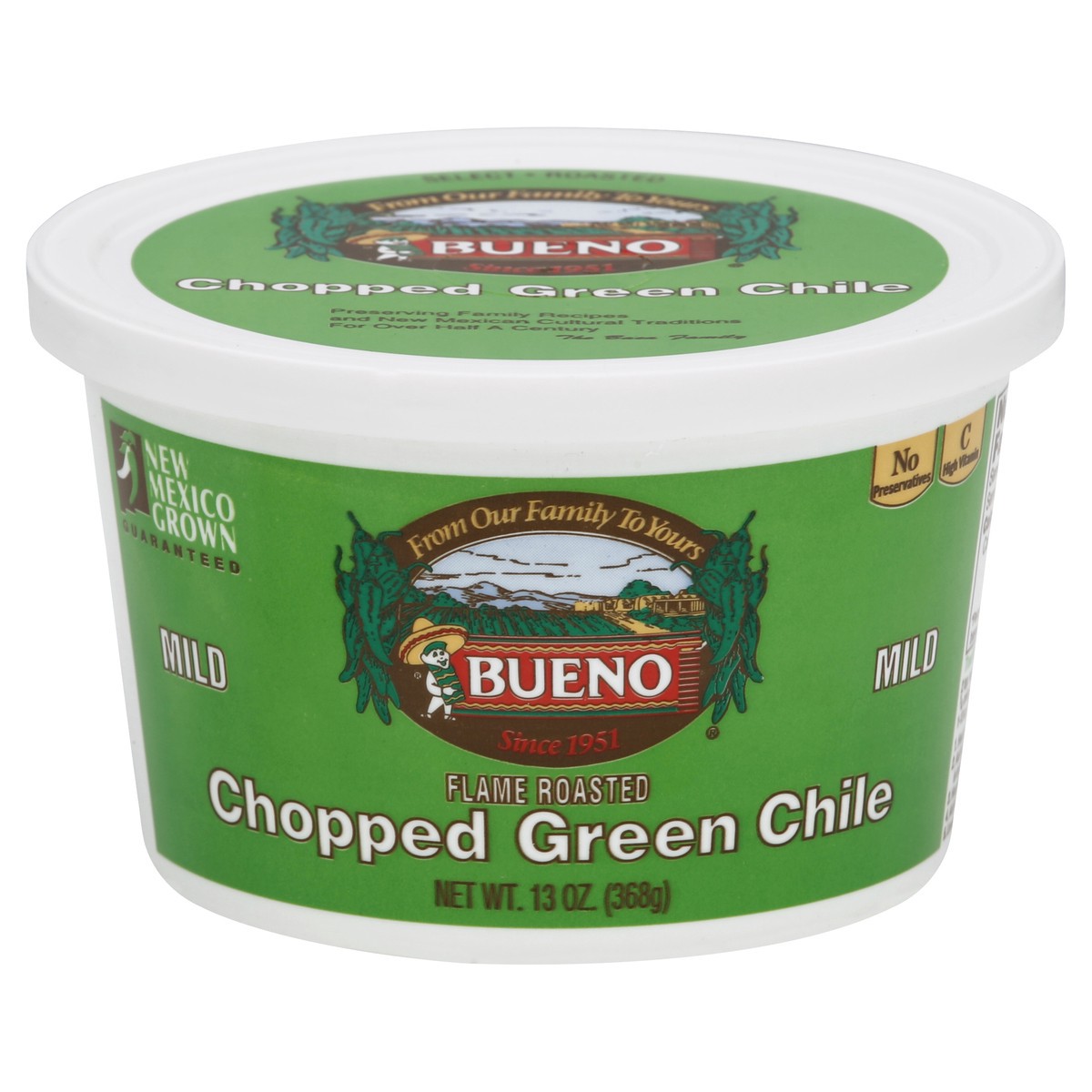 slide 2 of 4, Bueno Foods Bueno Green Chile 13 oz, 13 oz