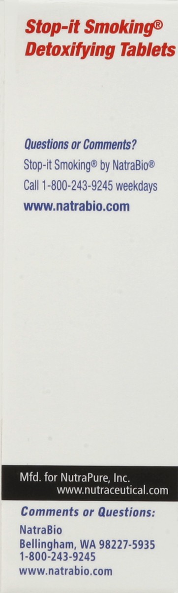 slide 2 of 4, NatraBio Quit Smoking Aid 60 ea, 60 ct
