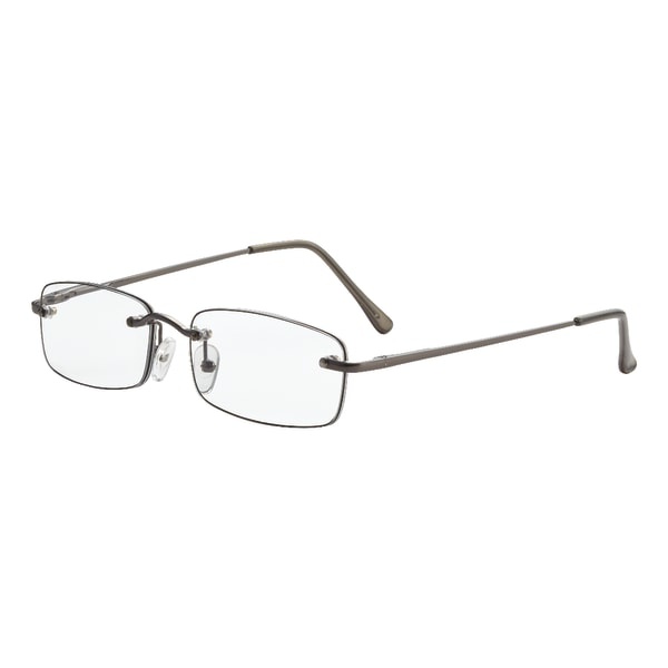 slide 1 of 4, Dr. Dean Edell Beaumont Reading Glasses, +1.75, Gunmetal, 1 ct